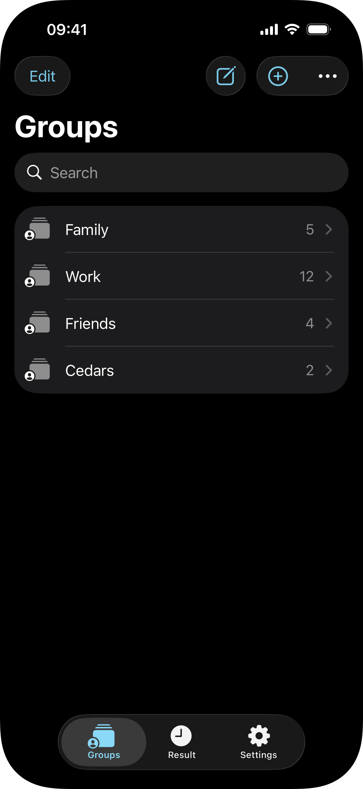 Groups View